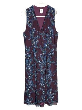 Cabi Sheer Midi Dress Women’s Size 8